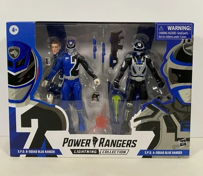 Power Rangers Lightning Collection S.P.D. B-Squad & A-Squad Blue Ranger TwoPack - Image 1 of 2