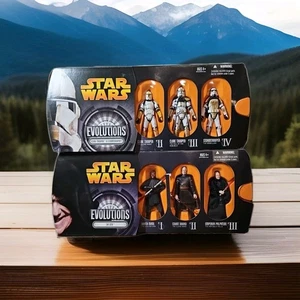 LOTTO 2 SIGILLATI Star Wars EVOLUZIONI I SITH - Clone Trooper a STORMTROOPER  - Foto 1 di 13