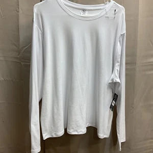Athletic Works Damen-Langarmshirt Größe 2XL (20) weiß feuchtigkeitsableitend neu - Bild 1 von 8