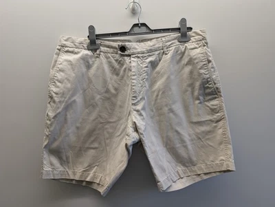 Шорты мужские Reiss Chino W36 цвета слоновой кости Wicke умные сшитые на заказ опрятные хлопковые летние - Изображение 1 из 4