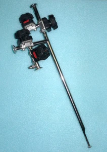 GEMU DIAPHRAGM VALVES WITH 1" PIPING AND 1/2" TUBE FITTING 4 VALVE STAINLESS - Picture 1 of 5