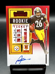 Boleto de novato Panini Contenders 2020 Anthony McFarland #137 automático zona roja radiocontrol - Imagen 1 de 2