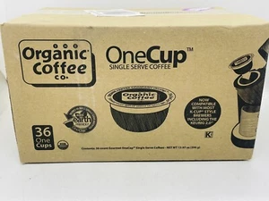 The Organic Coffee Co. Compostable Coffee Pods - Breakfast Blend (36 Ct) K Cup C - Picture 1 of 12