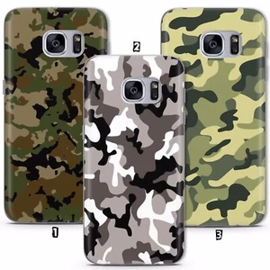 Camoflage Pattern Army Case Cover Samsung Galaxy A J S7 S8 S9 S20 S21 S23 Huawei - Picture 1 of 10