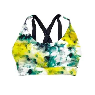 Sujetador deportivo Lorna Jane Grunge Tie Dye multicolor para mujer talla XXS Foto 1 de 4