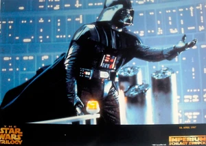 A148 4x Aushangfotos (30 x 42 cm) THE STAR WARS TRILOGY - Picture 1 of 8