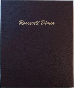Dansco Complete PDS 1946-2022 Roosevelt Dimes 7125 Album Lot 48 90% Silver Coins - Picture 1 of 23