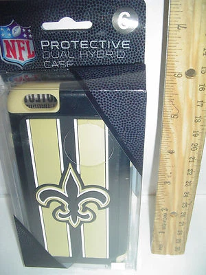 NEW ORLEANS SAINTS IPhone 6 NFL Teléfono Celular Forever Doble Híbrido Estuche Soporte Foto 1 de 4
