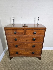 An Antique Victorian Oak Chest of Drawers ~Delivery Available~ - Picture 1 of 12