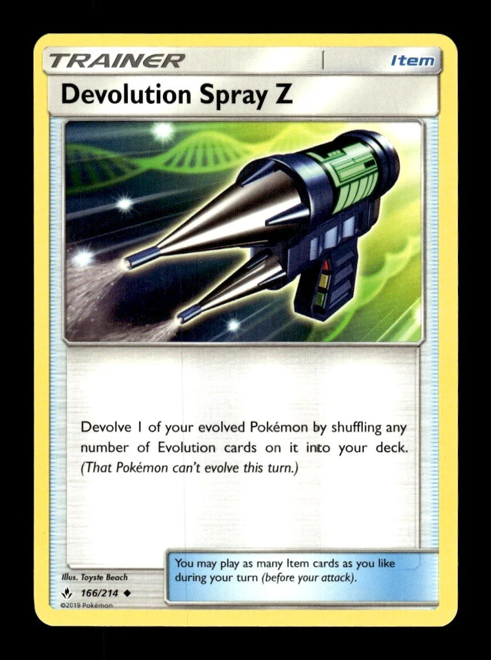Pokemon Unbroken Bonds Devolution Spray Z 166/214 - Image 1 of 1