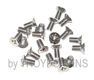 20-SS M6-1.0 X 12MM PFH PHILLIPS CABEZA PLANA MÁQUINA TORNILLOS DE ACERO INOXIDABLE PERNOS - Imagen 1 de 1
