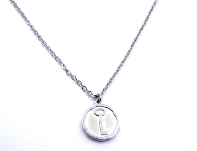 Fossil Damen Herren Halskette Edelstahl 60 cm Schlüssel zum Herzen Trendig Chic - Bild 1 von 4