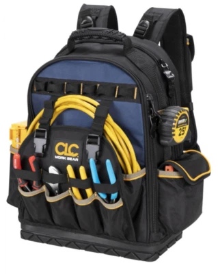 CLC PB1133 Molded Rubber Bottom Tool Backpack - Image 1 of 2