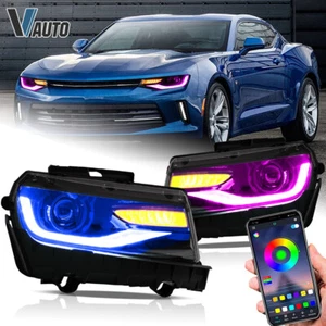 Faros VLAND LED RGB aptos para el proyector Chevrolet Camaro LS LT SS 2014 - Imagen 1 de 14