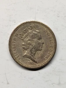 1985 Queen Elizabeth II britische 10-Pence-Münze - Bild 1 von 2