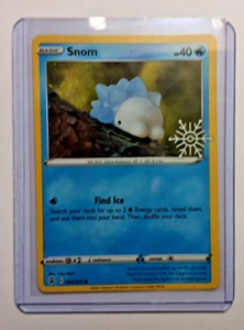 Pokémon Holiday Calendar 2023 - Snom Fusion Strike - Holo Snowflake Stamp - Picture 1 of 2