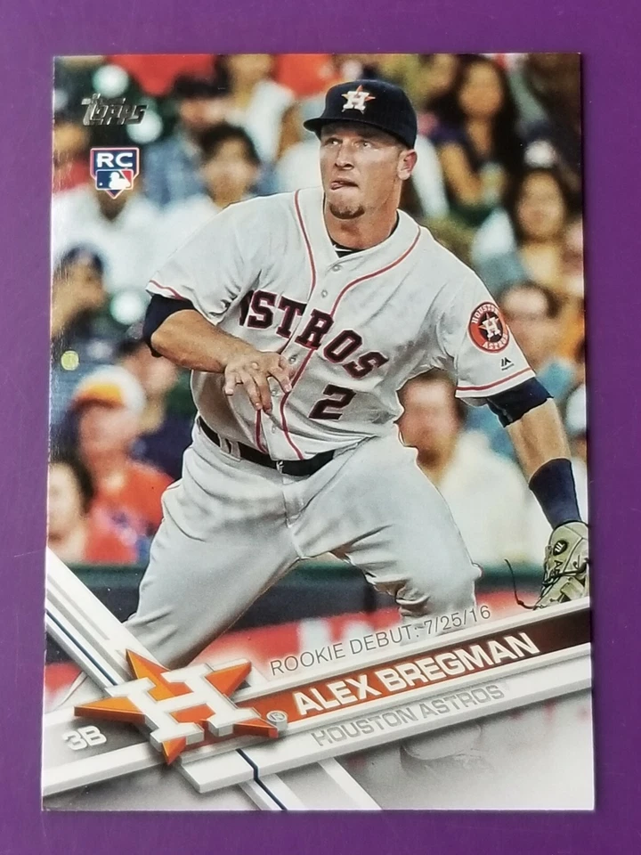 2017 Topps Update Series - Alex Bregman RC  - Rookie Debut Baseball Card #US150 - Image 1 of 2