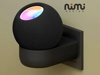 NIMIDESIGN HomePod mini - Adaptador de enchufe / Soporte / Soporte / Enchufe