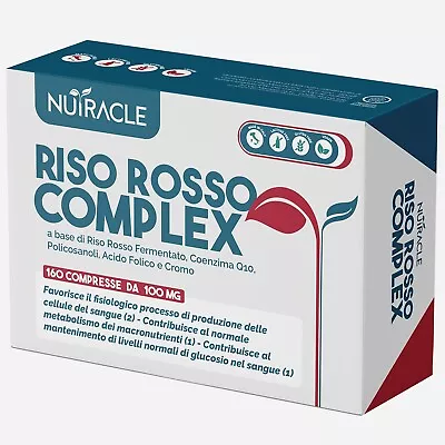 NUTRACLE RISO ROSSO FERMENTATO 160 compresse - Integratore per Controllo Colesterolo