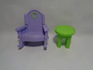 Fisher Price Loving Family Dollhouse Child Lavender Rocking Chair Replacement - Picture 1 of 1