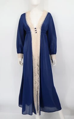 Vinatge Gossard Artemis - Robe size Medium Blue 100% Nylon - Image 1 of 4
