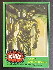 1977 Vintage Topps Star Wars C-3PO error card #207