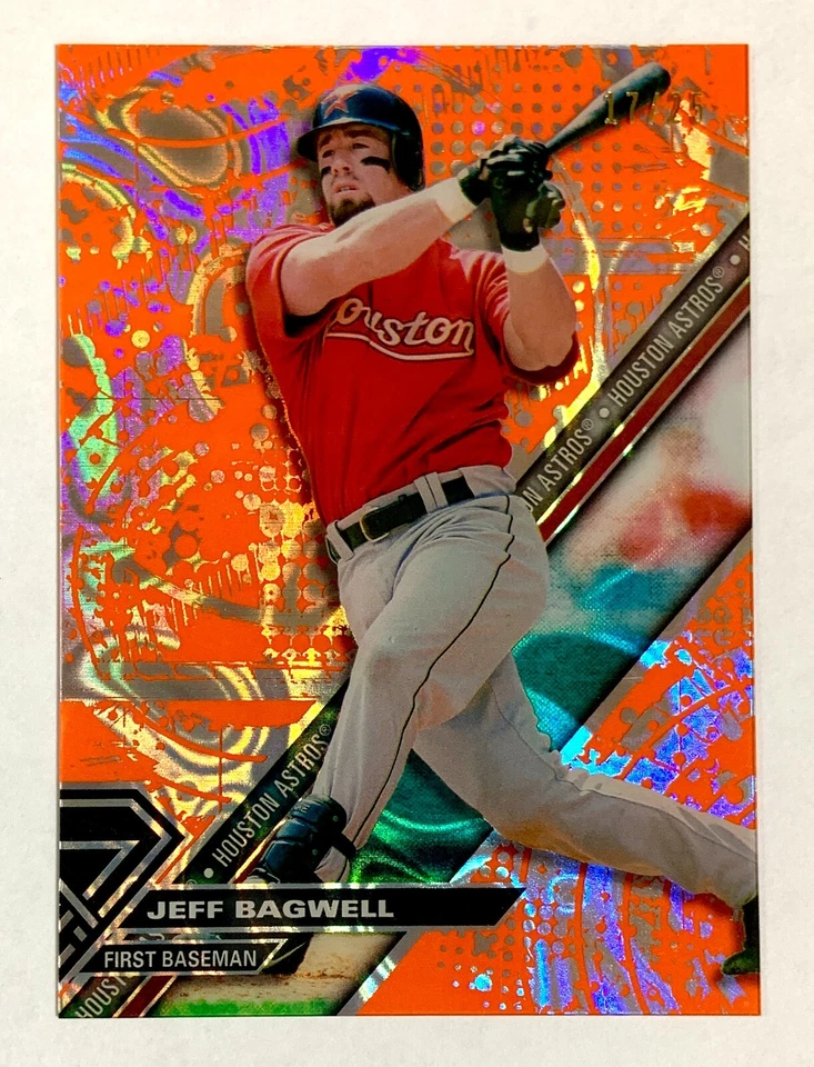 Jeff Bagwell 2017 Topps High Tek Orange Astros #HT-JB /25 - Image 1 of 4