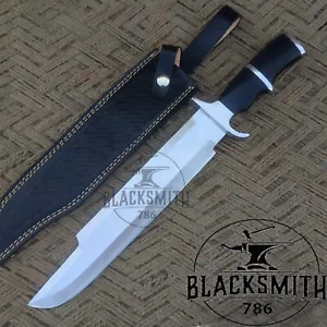 Cuchillo de película Predator hecho a mano 5160 resorte acero réplica cuchillo machete supervivencia - Imagen 1 de 9