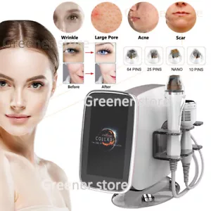 2in1 Fractional RF Machine 10/25/64/nano Cartridge Head Wrinkle Acne Removal - Picture 1 of 18