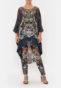 NUEVO VESTIDO CAMILLA HOLLYWOOD ATRACO PALA DOBLADILLO TRASERO TOP CRISTALES DE SEDA PRECIO DE VENTA SUGERIDO POR EL FABRICANTE $599 - Imagen 1 de 10