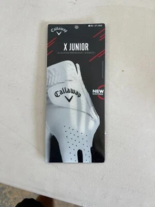 Callaway X Junior All Weather Performance Golf Glove Left Medium White 5319229 - Picture 1 of 6