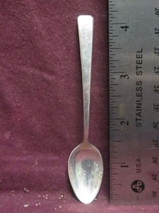 Sterling Towle CRAFTSMAN DEMITASSE SPOON 4 1/4" 12 g Mono F - Picture 1 of 5