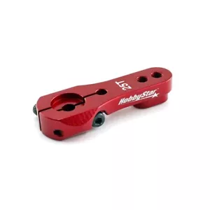 HobbyStar 25T HD Clamping Crawler Servo Corno, Rosso RC Auto Camion Resistente Doppio - Foto 1 di 2