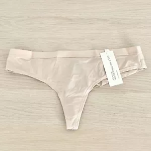 Elle Macpherson Intimates Bare & Bold Thong Size L American Nude Lightweight New - Picture 1 of 6