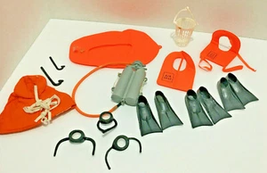 Vintage 1970's GI Joe Adventure Team Scuba Gear Lot - Picture 1 of 5