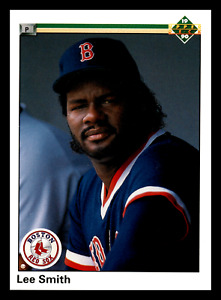 1990 Upper Deck Lee Smith HOF Boston Red Sox #393 Centered Mint