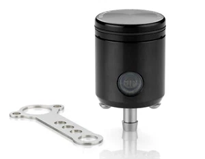 SERBATOIO OLIO FRENO/FRIZIONE MOTO RIZOMA CT017B ATTACCO DRITTO IN ALLUMINIO NER - Imagen 1 de 1