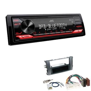 JVC Digital Auto Radio Bluetooth DAB+ USB für Toyota Auris anthrazit - Bild 1 von 5