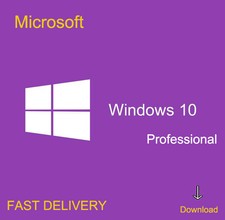 Microsoft Windows 10 Pro Professional 32/64bit Genuine License Key Product Code