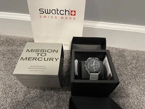 Swatch x Omega Mission to Mercury BIOCERAMIC Grey Watch - Picture 1 of 2