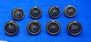 Set Drawer Handles x 8 antiqued regency style metal (320) - Picture 1 of 9