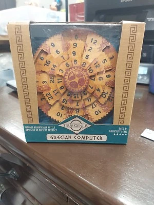 True Genius Greek Grecian Computer Brainteaser Puzzle NIB NEW Sealed - Image 1 of 4