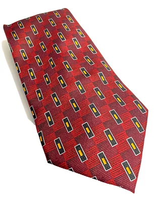 Corbata de seda Bijoux Terner multicolor 60 larga 3,75 ancha para hombre nueva Foto 1 de 4