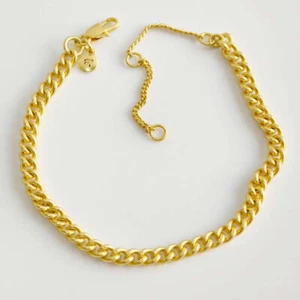 Nuevo Brazalete Cadena Gruesa Madewell 7.5" Regalo Vintage Mujeres Fiesta Vacaciones Joyería - Imagen 1 de 3