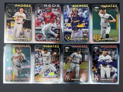 2024 Topps Chrome Update #1-200 Baseball - Pick Your Card(s) Complete Your Set - Image 1 of 2