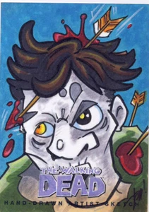 2013 Walking Dead Comic Series 2 Sketch Card Chandler - Picture 1 of 1