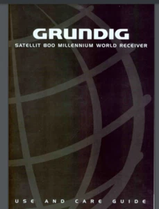 Grundig Satellite 800 Shortwave world Receiver INSTRUKCJA OBSŁUGI 30 stron oprawiony grzebień - Zdjęcie 1 z 1
