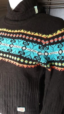 Suéter de Natal Mudd Jeans Meninas Tamanho Grande Feio Tacky Lindo Floco de Neve Amor - Imagem 1 de 4