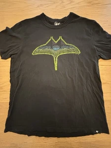 Rays Herren '47 Marke schwarz City Connect Skyray Logo T-Shirt Erwachsene Größe Medium - Bild 1 von 4