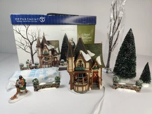 Department 56 Dicken's Village Series "1 Royal Tree Court" WORKS COMPLETE SNOW - Picture 1 of 13